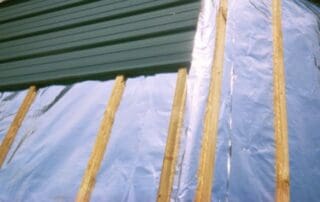 radiant barrier used on a metal building fi foil