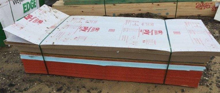 a stack of sheets of insulation boards | SKYFLEX AIR Barriers