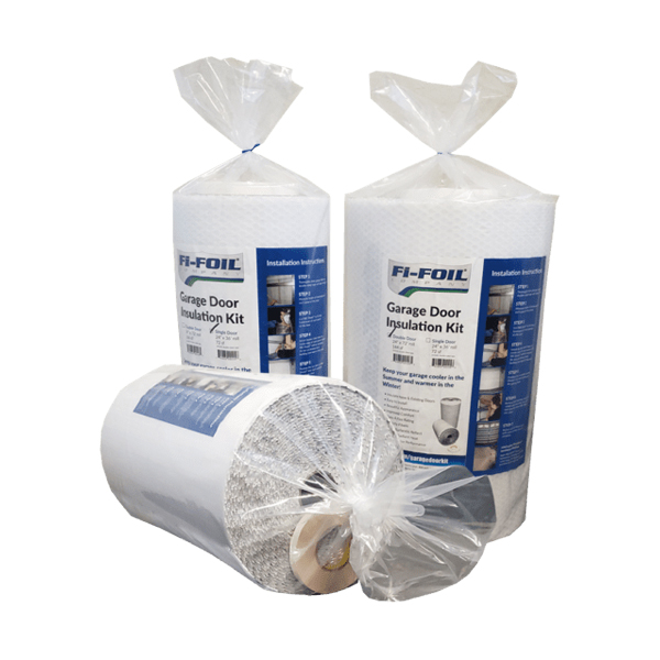 reflective garage door insulation kit fi foil products